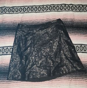 Black Sequin skirt